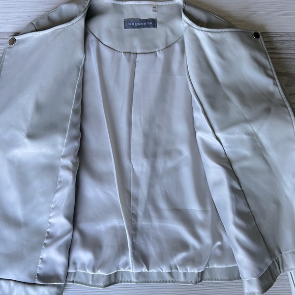 BAGATELLE rivet moto jacket faux leather size M EUC - Picture 15 of 16